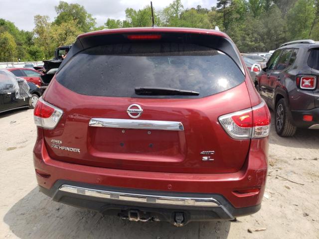 5N1AR2MM8DC632327 - 2013 NISSAN PATHFINDER S RED photo 6