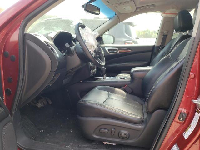 5N1AR2MM8DC632327 - 2013 NISSAN PATHFINDER S RED photo 7