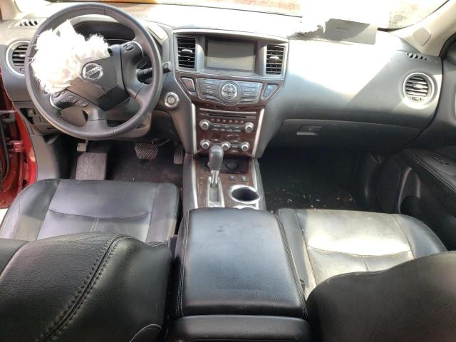 5N1AR2MM8DC632327 - 2013 NISSAN PATHFINDER S RED photo 8