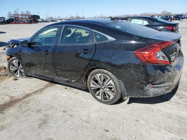 JHMFC1F73JX028233 - 2018 HONDA CIVIC EXL BLACK photo 2