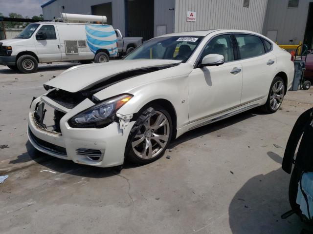 JN1BY1PPXKM685469 - 2019 INFINITI Q70L 3.7 LUXE WHITE photo 1