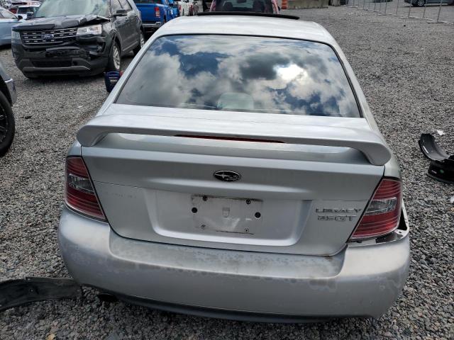 4S3BL676454203275 - 2005 SUBARU LEGACY GT LIMITED SILVER photo 6