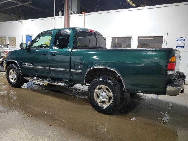 5TBBT44172S262407 - 2002 TOYOTA TUNDRA ACCESS CAB მწვანე ფოტო 2