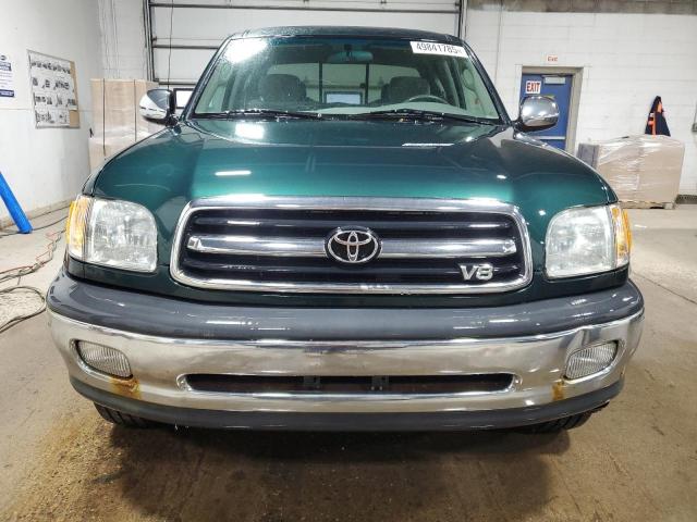 5TBBT44172S262407 - 2002 TOYOTA TUNDRA ACCESS CAB მწვანე ფოტო 5