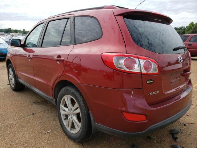 5NMSH4AG5AH373895 - 2010 HYUNDAI SANTA FE SE RED photo 2