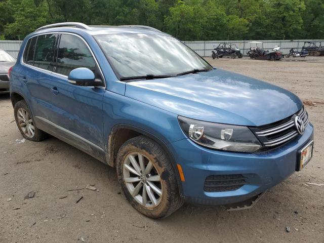 WVGRV7AXXHW501804 - 2017 VOLKSWAGEN TIGUAN WOLFSBURG BLUE photo 4