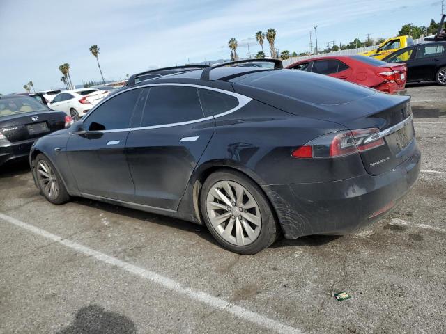 5YJSA1E21HF229824 - 2017 TESLA MODEL S შავი ფოტო 2