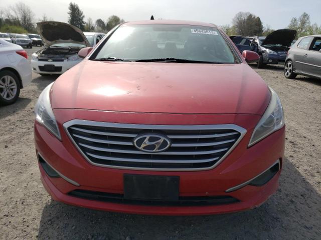 5NPE24AF8HH448883 - 2017 HYUNDAI SONATA SE RED photo 5