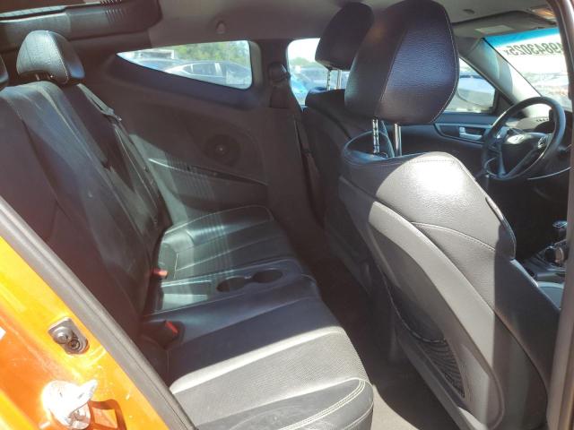 KMHTC6AE5DU166493 - 2013 HYUNDAI VELOSTER TURBO ORANGE photo 10