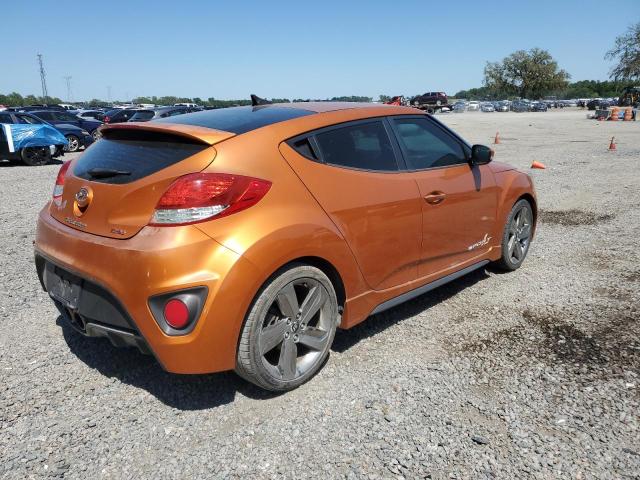 KMHTC6AE5DU166493 - 2013 HYUNDAI VELOSTER TURBO ORANGE photo 3