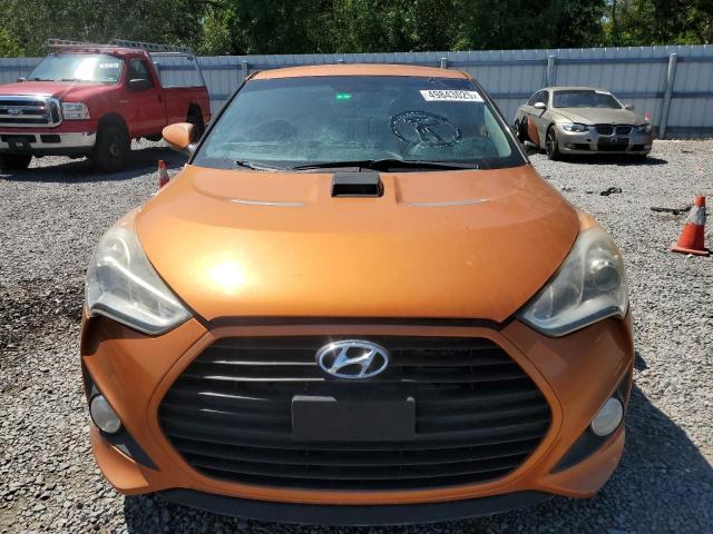 KMHTC6AE5DU166493 - 2013 HYUNDAI VELOSTER TURBO ORANGE photo 5