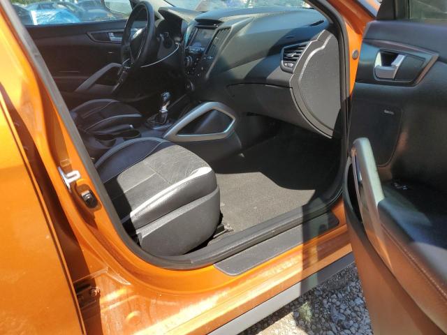 KMHTC6AE5DU166493 - 2013 HYUNDAI VELOSTER TURBO ORANGE photo 8
