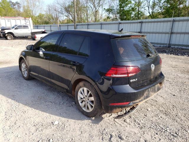 3VWG17AU1JM276415 - 2018 VOLKSWAGEN GOLF S BLACK photo 2