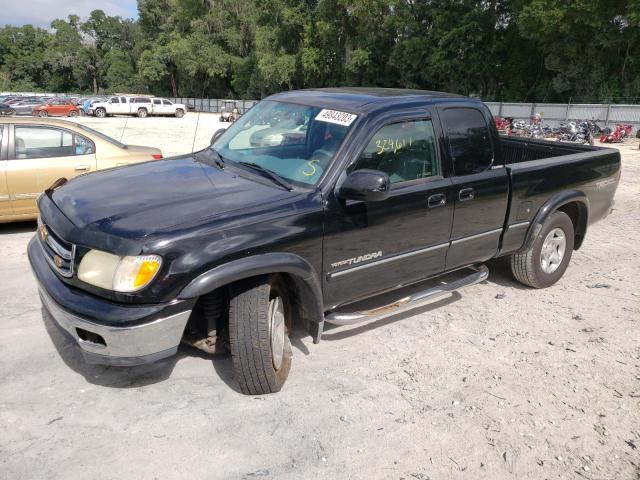 5TBBT481X2S226933 - 2002 TOYOTA TUNDRA ACCESS CAB LIMITED BLACK photo 1