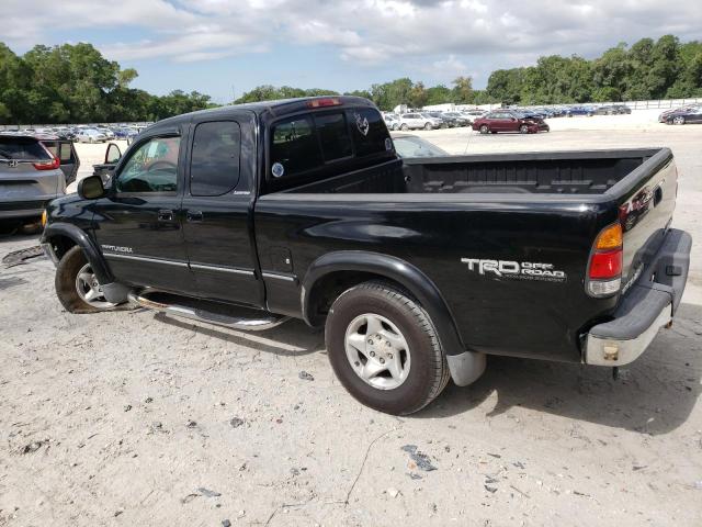 5TBBT481X2S226933 - 2002 TOYOTA TUNDRA ACCESS CAB LIMITED BLACK photo 2