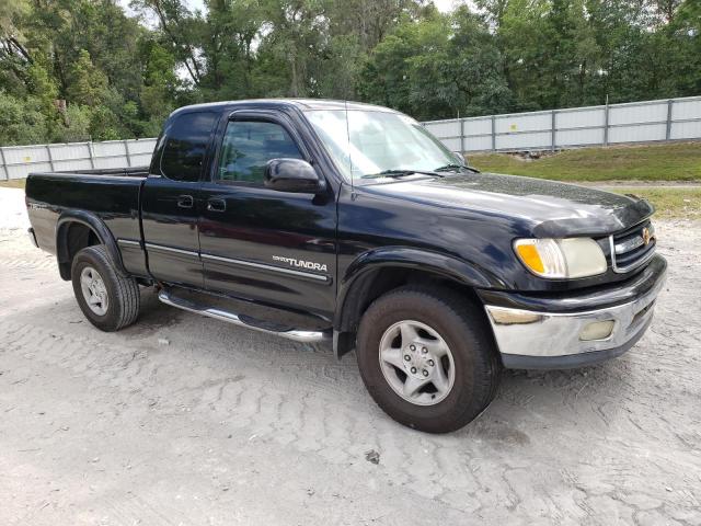 5TBBT481X2S226933 - 2002 TOYOTA TUNDRA ACCESS CAB LIMITED BLACK photo 4