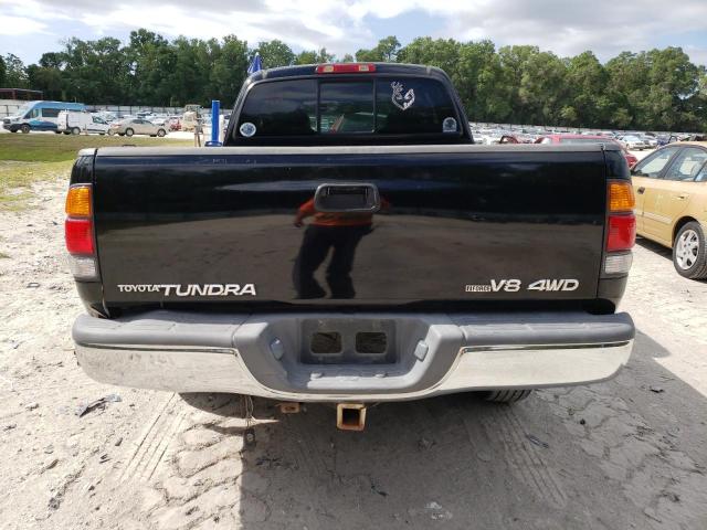 5TBBT481X2S226933 - 2002 TOYOTA TUNDRA ACCESS CAB LIMITED BLACK photo 6