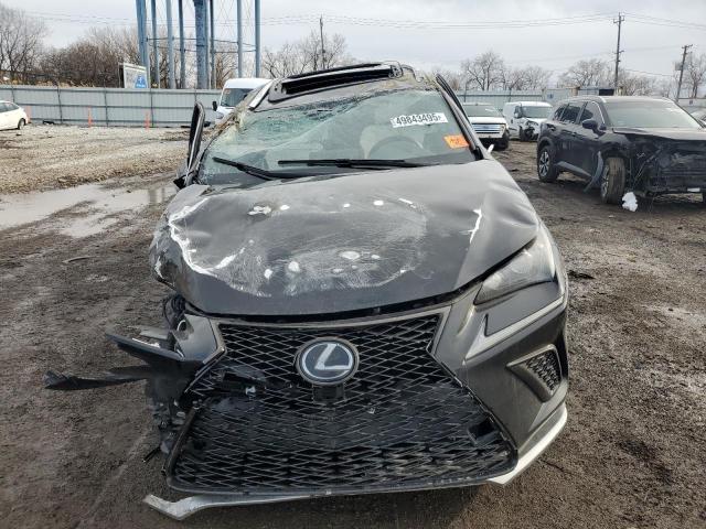 JTJSARDZ0M2258481 - 2021 LEXUS NX 300 BASE შავი ფოტო 5