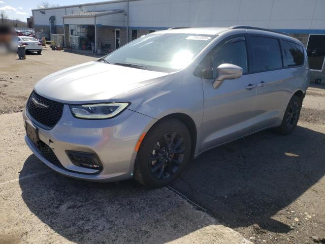 2C4RC1BGXMR591268 - 2021 CHRYSLER PACIFICA TOURING L SILVER photo 1