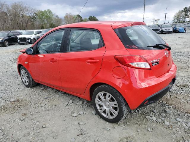 JM1DE1KY5E0175346 - 2014 MAZDA MAZDA2 SPORT RED photo 2