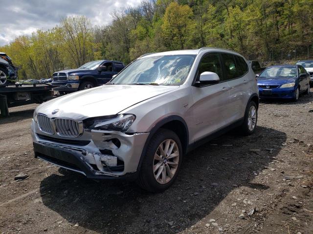 5UXWX9C51F0D54556 - 2015 BMW X3 XDRIVE28I SILVER photo 1