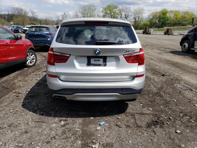 5UXWX9C51F0D54556 - 2015 BMW X3 XDRIVE28I SILVER photo 6