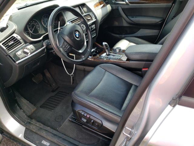 5UXWX9C51F0D54556 - 2015 BMW X3 XDRIVE28I SILVER photo 7
