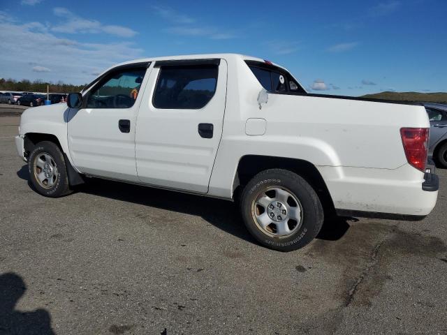 5FPYK1F28BB008709 - 2011 HONDA RIDGELINE RT WHITE photo 2