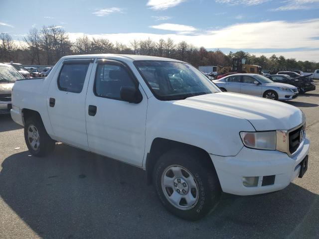 5FPYK1F28BB008709 - 2011 HONDA RIDGELINE RT WHITE photo 4