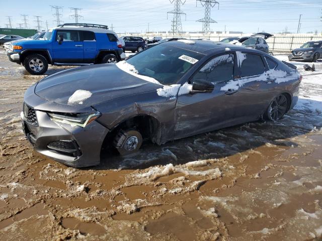 19UUB6F50MA001474 - 2021 ACURA TLX TECH A GRAY photo 1