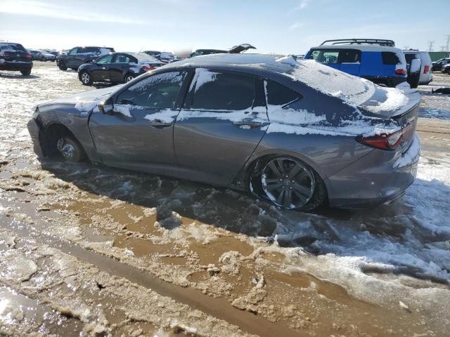 19UUB6F50MA001474 - 2021 ACURA TLX TECH A GRAY photo 2