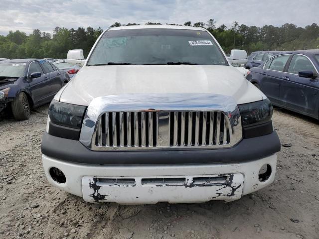 5TFRU54129X018130 - 2009 TOYOTA TUNDRA DOUBLE CAB WHITE photo 5