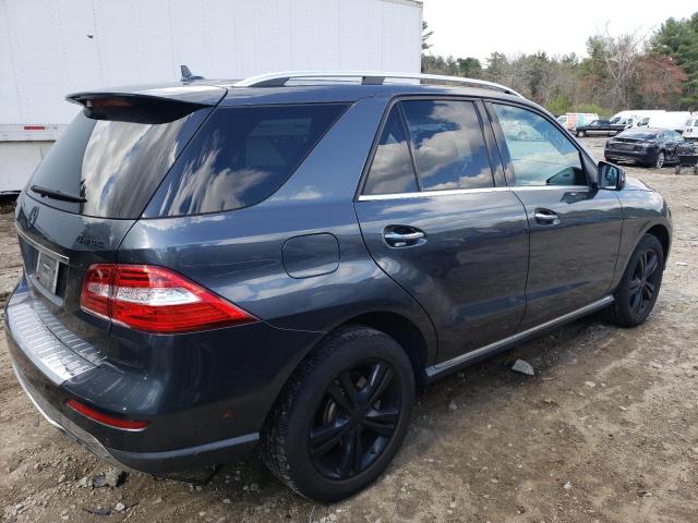 4JGDA5HBXCA062890 - 2012 MERCEDES-BENZ ML 350 4MATIC GRAY photo 3