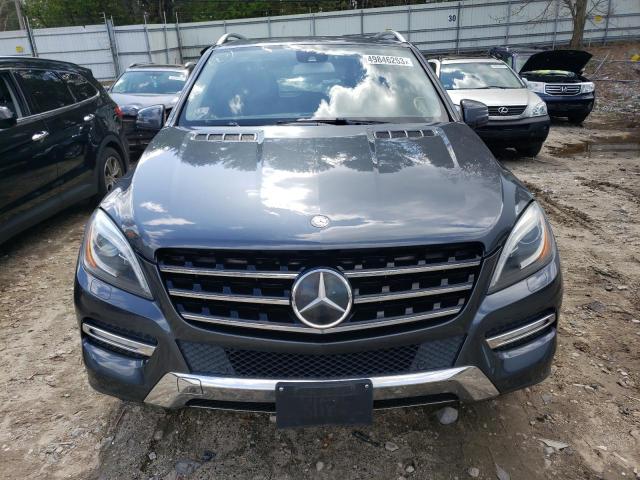 4JGDA5HBXCA062890 - 2012 MERCEDES-BENZ ML 350 4MATIC GRAY photo 5