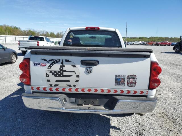 1D7HA16K07J578253 - 2007 DODGE 1500 RAM V ST WHITE photo 6