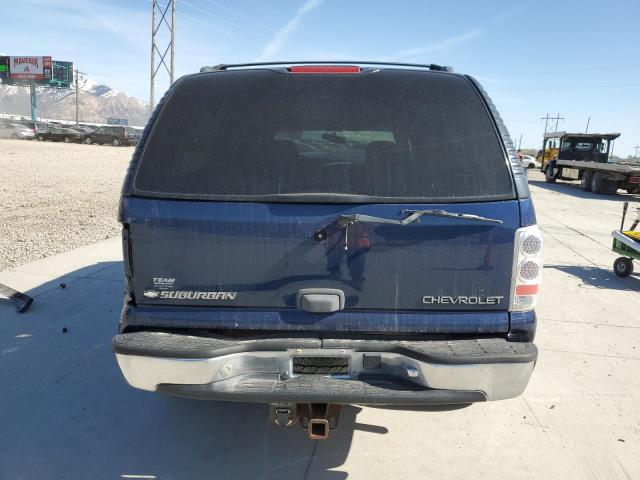 3GNGK26U61G103877 - 2001 CHEVROLET SUBURBAN K2500 BLUE photo 6