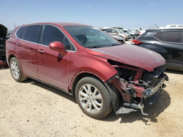 LRBFXBSA2LD140361 - 2020 BUICK ENVISION PREFERRED წითელი ფოტო 4