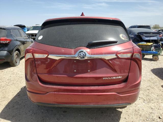 LRBFXBSA2LD140361 - 2020 BUICK ENVISION PREFERRED წითელი ფოტო 6