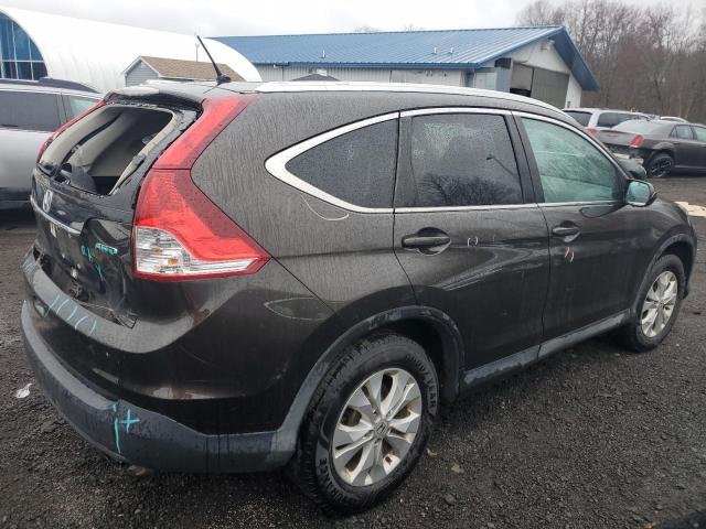 2HKRM4H52EH645987 - 2014 HONDA CR-V EX BROWN photo 3