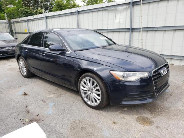 WAUDFAFC7EN129996 - 2014 AUDI A6 PREMIUM PLUS BLUE photo 4