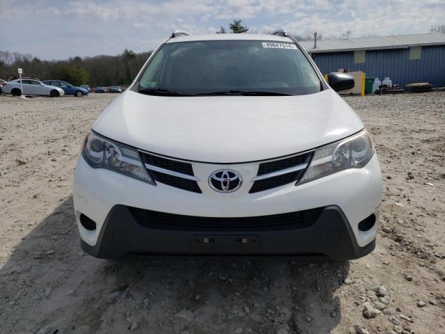 JTMBFREV7EJ000563 - 2014 TOYOTA RAV4 LE WHITE photo 5