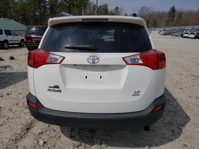 JTMBFREV7EJ000563 - 2014 TOYOTA RAV4 LE WHITE photo 6