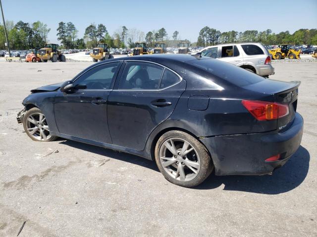 JTHBF5C26A5124164 - 2010 LEXUS IS 250 BLACK photo 2