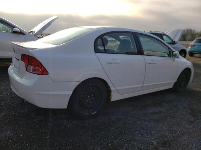 2HGFA16998H012773 - 2008 HONDA CIVIC EXL WHITE photo 3