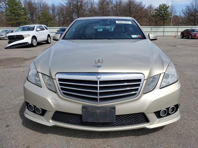 WDDHF8HB0AA155431 - 2010 MERCEDES-BENZ E 350 4MATIC BEIGE photo 5