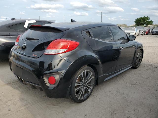 KMHTC6AE5GU265657 - 2016 HYUNDAI VELOSTER TURBO BLACK photo 3