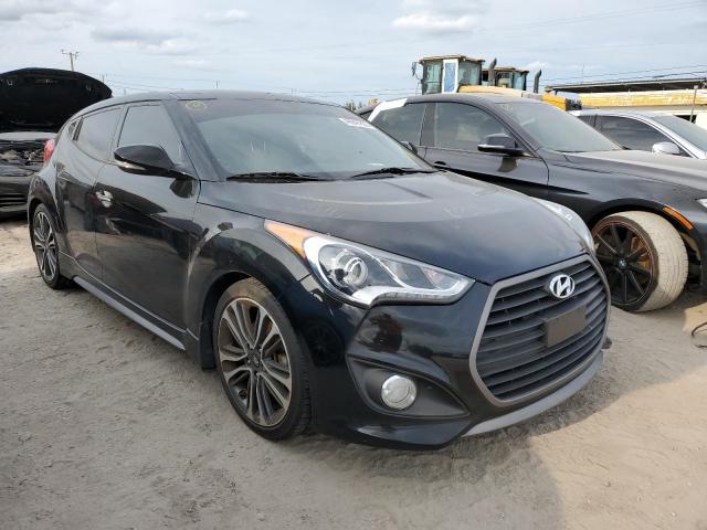 KMHTC6AE5GU265657 - 2016 HYUNDAI VELOSTER TURBO BLACK photo 4