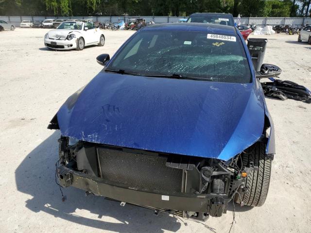 3KPF44AC9ME344468 - 2021 KIA FORTE GT BLUE photo 5