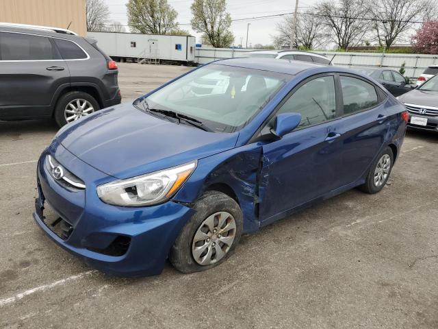 KMHCT4AE2HU168132 - 2017 HYUNDAI ACCENT SE BLUE photo 1