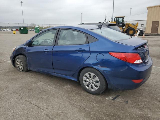 KMHCT4AE2HU168132 - 2017 HYUNDAI ACCENT SE BLUE photo 2